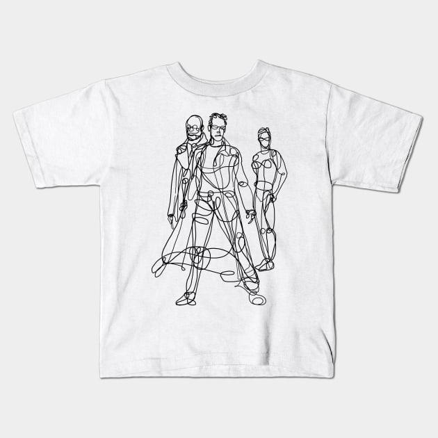 Neo Scribble Kids T-Shirt by RageInkAge